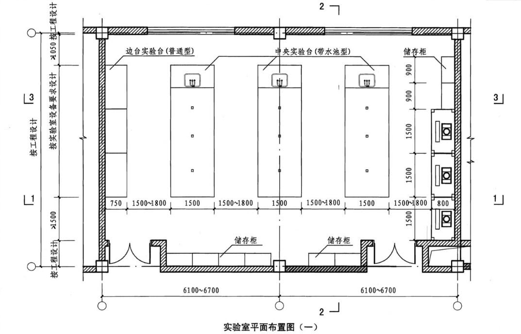 實(shí)驗(yàn)室通風(fēng)系統(tǒng)工程平面設(shè)計(jì)圖